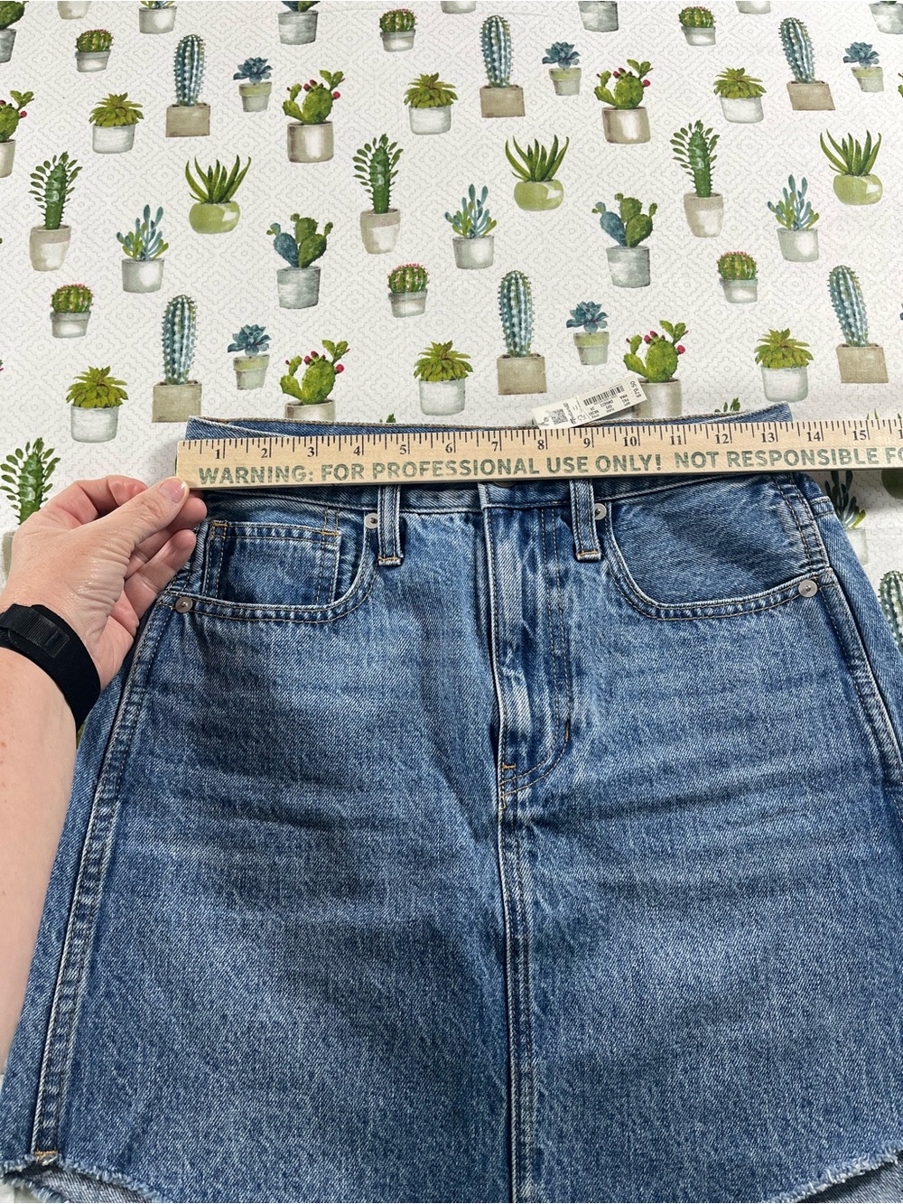 Madewell Rigid A-Line Women’s Denim Skirt Size 24 NWT - Picture 4 of 12